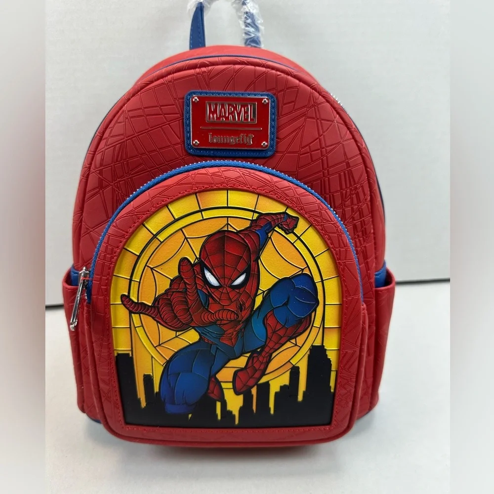 Loungefly Marvel Spider-Man Stained Glass Set